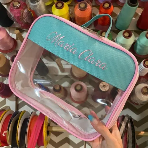 Maleta m Necessaire com Transparência