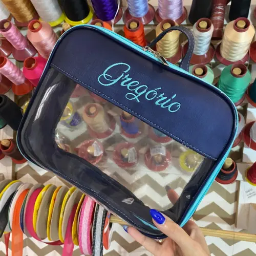 Maleta m Necessaire com Transparência