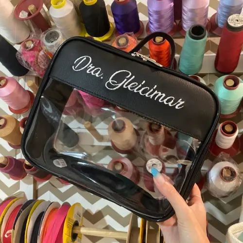 Maleta m Necessaire com Transparência