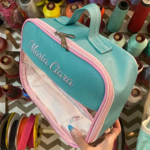 Maleta m Necessaire com Transparência