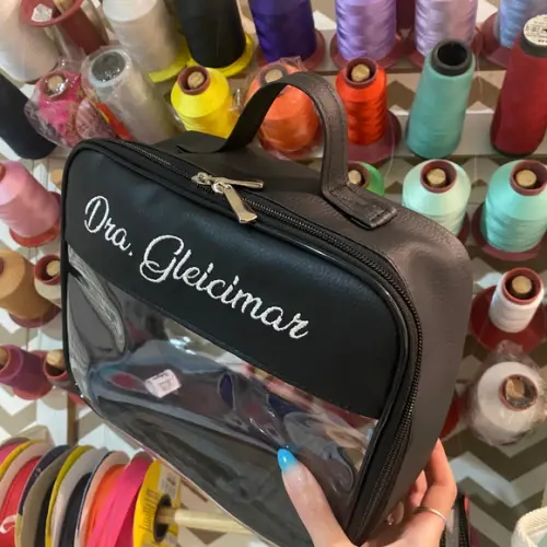 Maleta m Necessaire com Transparência
