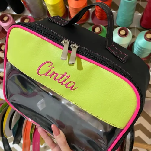 Maleta m Necessaire com Transparência