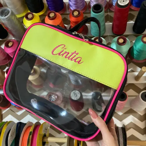 Maleta m Necessaire com Transparência