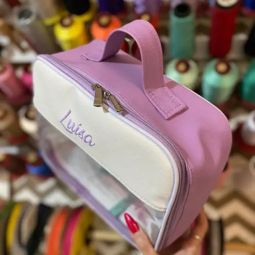 Maleta M Necessaire Com Transparência
