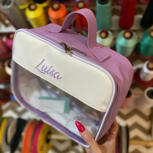 Maleta M Necessaire Com Transparência