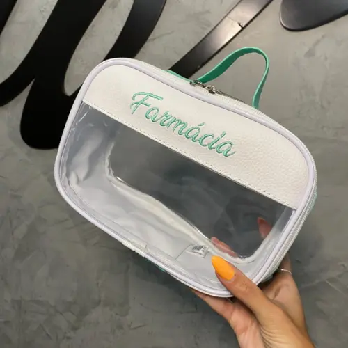 Maleta P Farmacinha Necessaire com Transparência