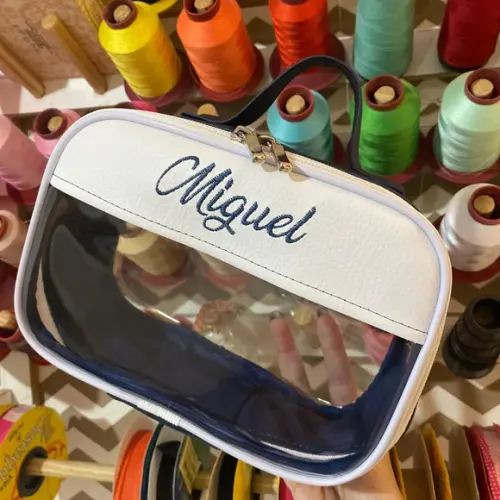 Maleta P necessaire com transparência