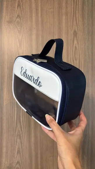 Maleta P Necessaire com Transparência