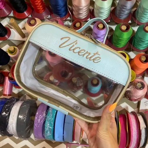 Maleta P Necessaire com Transparência