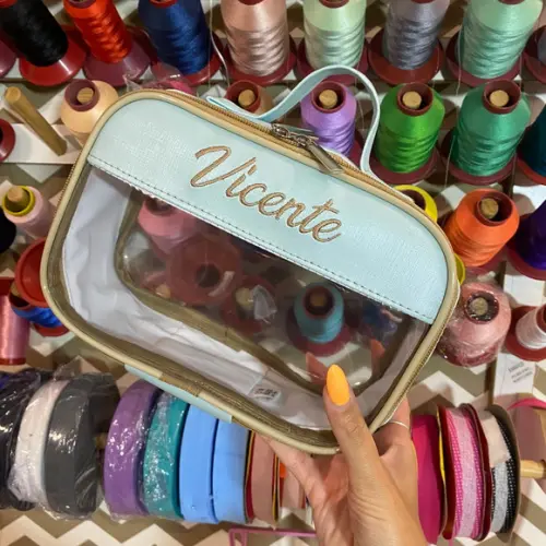 Maleta P Necessaire com Transparência