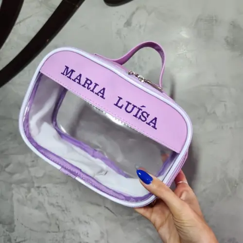 Maleta P Necessaire com Transparência