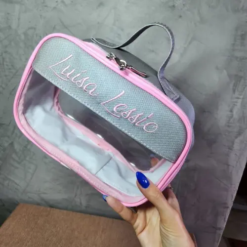 Maleta P Necessaire com Transparência