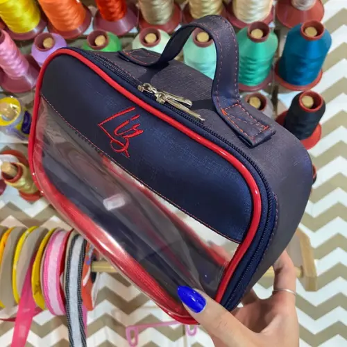 Maleta P Necessaire com Transparência