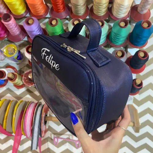 Maleta P Necessaire com Transparência
