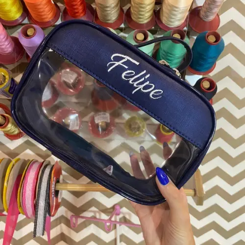 Maleta P Necessaire com Transparência