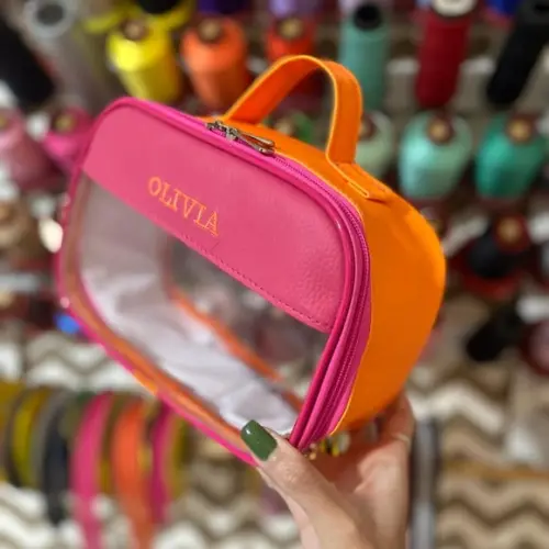 Maleta P Necessaire Com Transparência