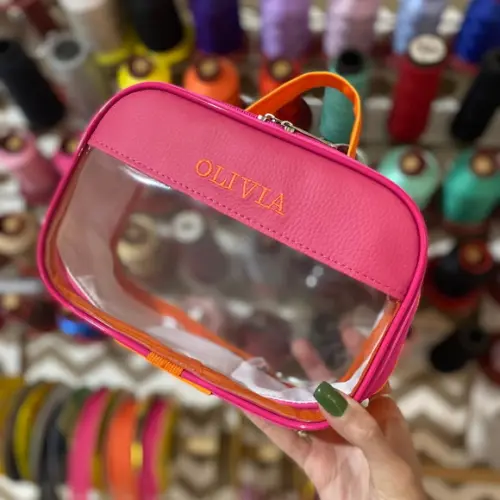 Maleta P Necessaire Com Transparência