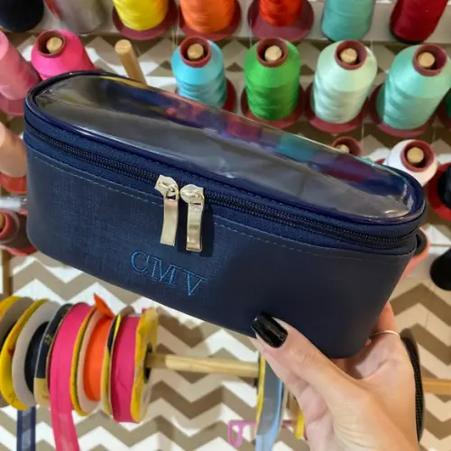 Necessaire / estojo / porta maquiagem com transparencia