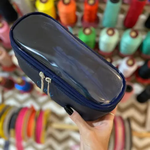 Necessaire / estojo / porta maquiagem com transparencia
