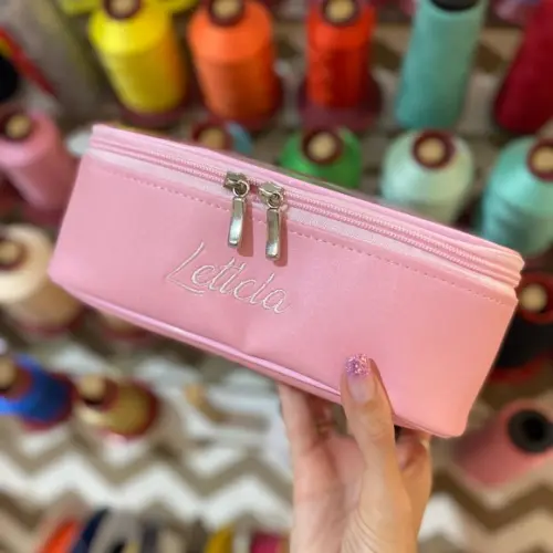 Necessaire / estojo / porta maquiagem com transparencia
