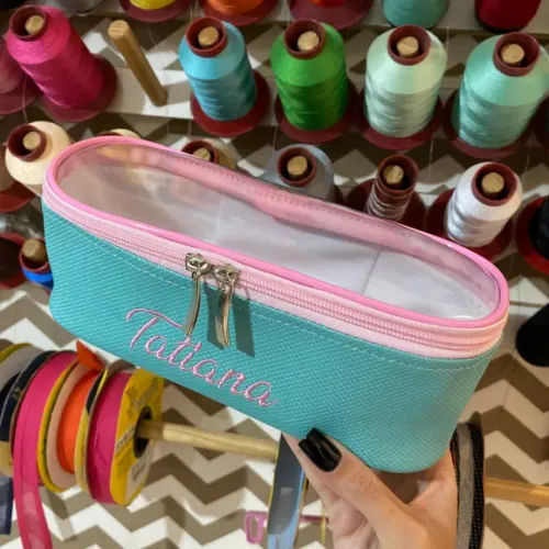 Necessaire / estojo / porta maquiagem com transparencia