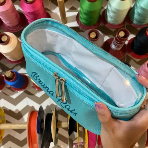 Necessaire / estojo / porta maquiagem com transparencia