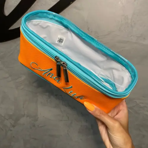 Necessaire / Estojo / Porta Maquiagem com Transparencia