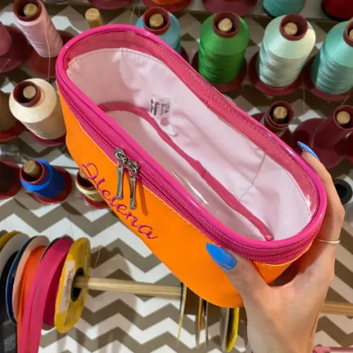 Necessaire / Estojo / Porta Maquiagem com Transparencia