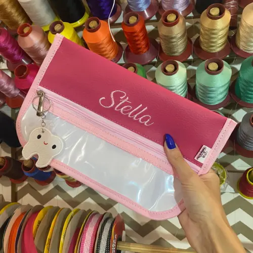 Necessaire Porta Escova de Dente + Toalhinha