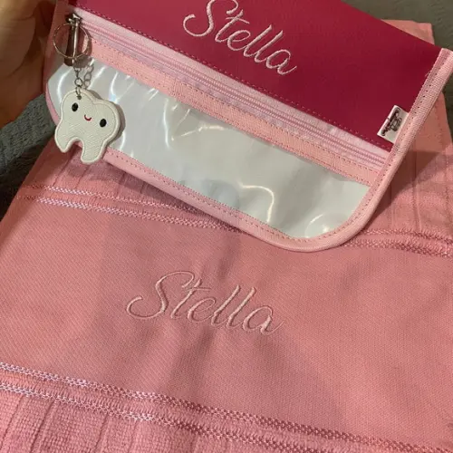 Necessaire Porta Escova de Dente + Toalhinha