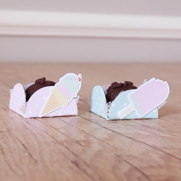 (RECOMENDADO) Forminha para Doce Sorvete