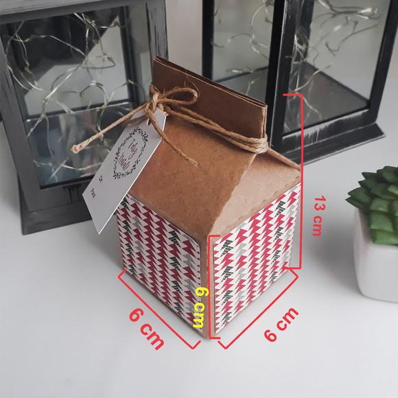 (recomendado) Kit com 10 Caixas para Lembrancinha de Natal