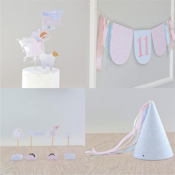 [recomendado] Kit Festa Infantil Fada do Dente - 64 Itens