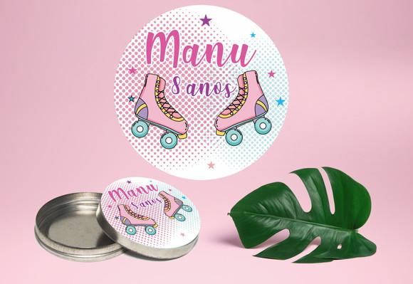 Adesivo de latinha mint to be Patins