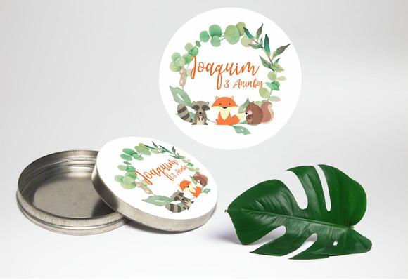 Adesivo Para Latinha Mint To Be Bosque Encantado woodland