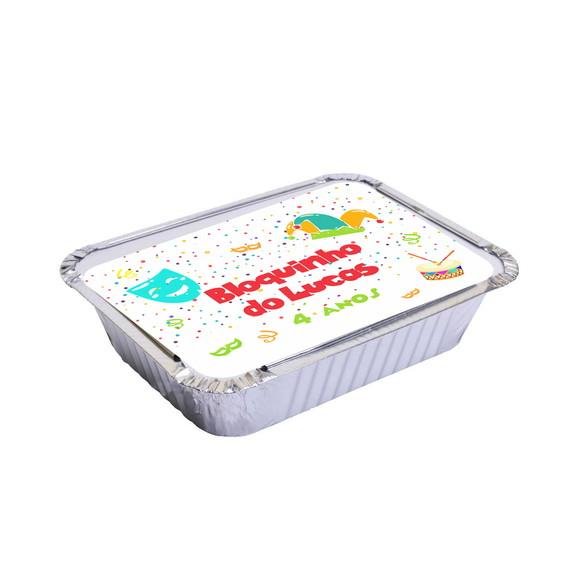 Adesivo Para Marmitinha Carnaval