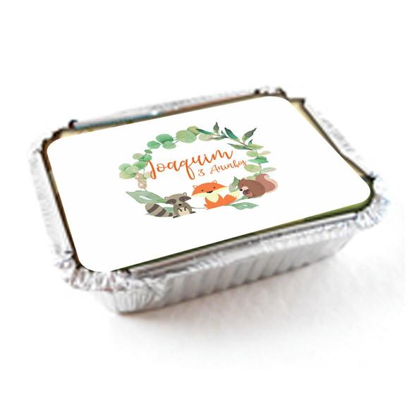 Adesivo Para Marmitinha Bosque Encantado woodland