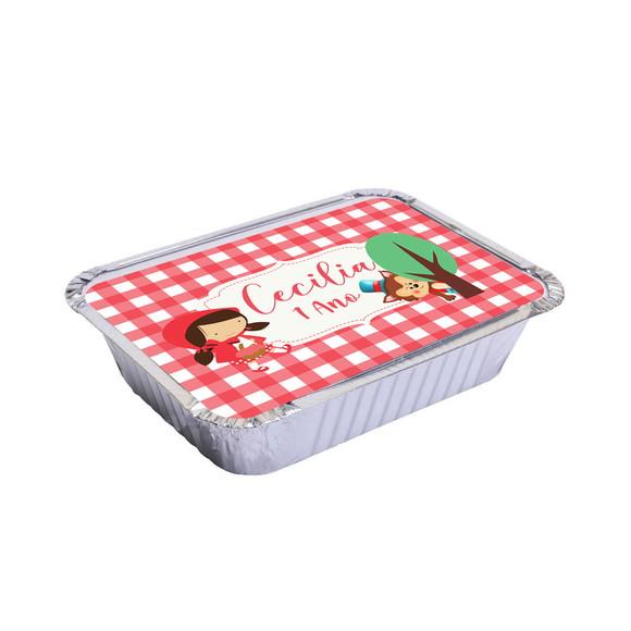 Adesivo Para Marmitinha Chapeuzinho Vermelho