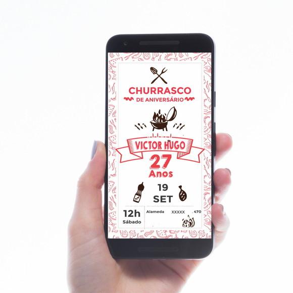 CONVITE DIGITAL BOTECO CHURRASCO