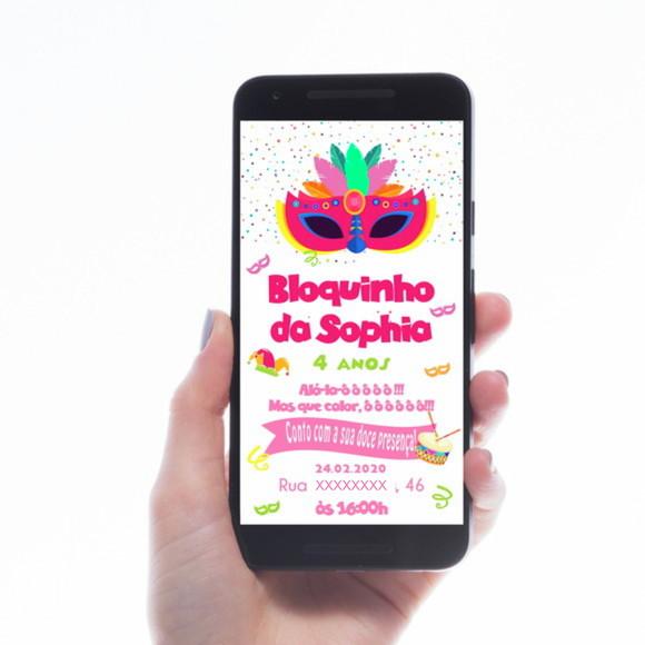 CONVITE DIGITAL CARNAVAL
