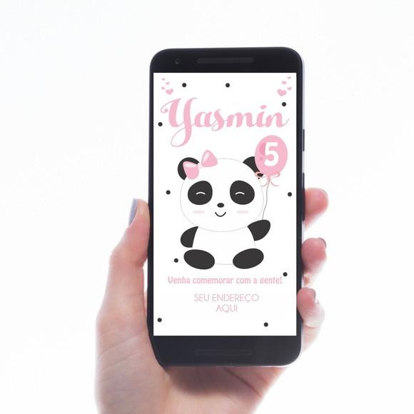 CONVITE DIGITAL PANDA