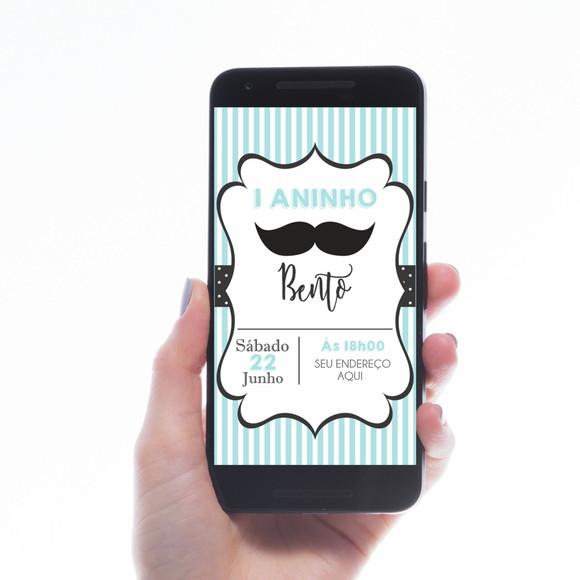 CONVITE DIGITAL MUSTACHE