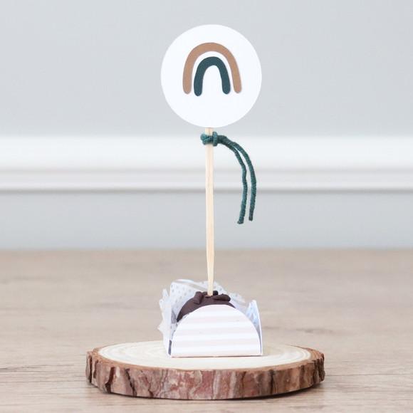 Kit Mesversário - Arco-ìris Boho Chic