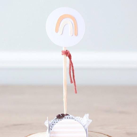 Kit Mesversário - Arco-ìris Boho Chic