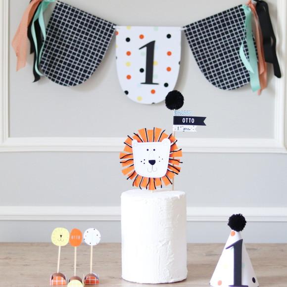 Kit Mesversário / Aniversário - Leão