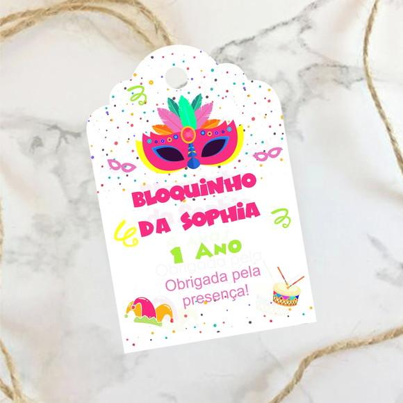 Tag de agradecimento Carnaval