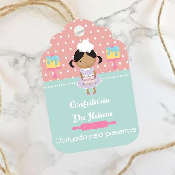 Tag de agradecimento Confeitaria
