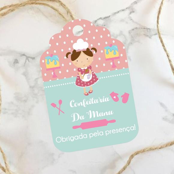 Tag de agradecimento Confeitaria