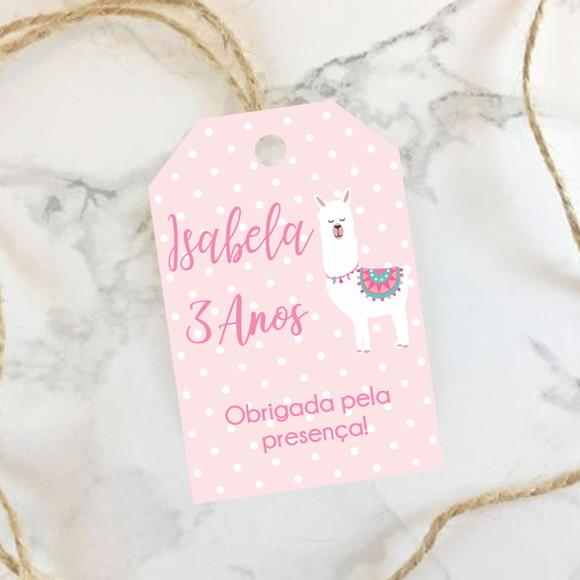 Tag de agradecimento Lhama