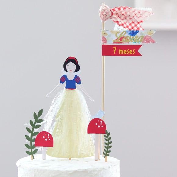 Topo de Bolo - Branca de Neve